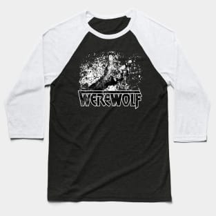 Werewolf Pentagram Baseball T-Shirt